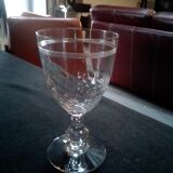 7 verres à eau baccarat
