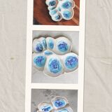 white handmade large ceramic bowl as a jewelry holder or for tapas