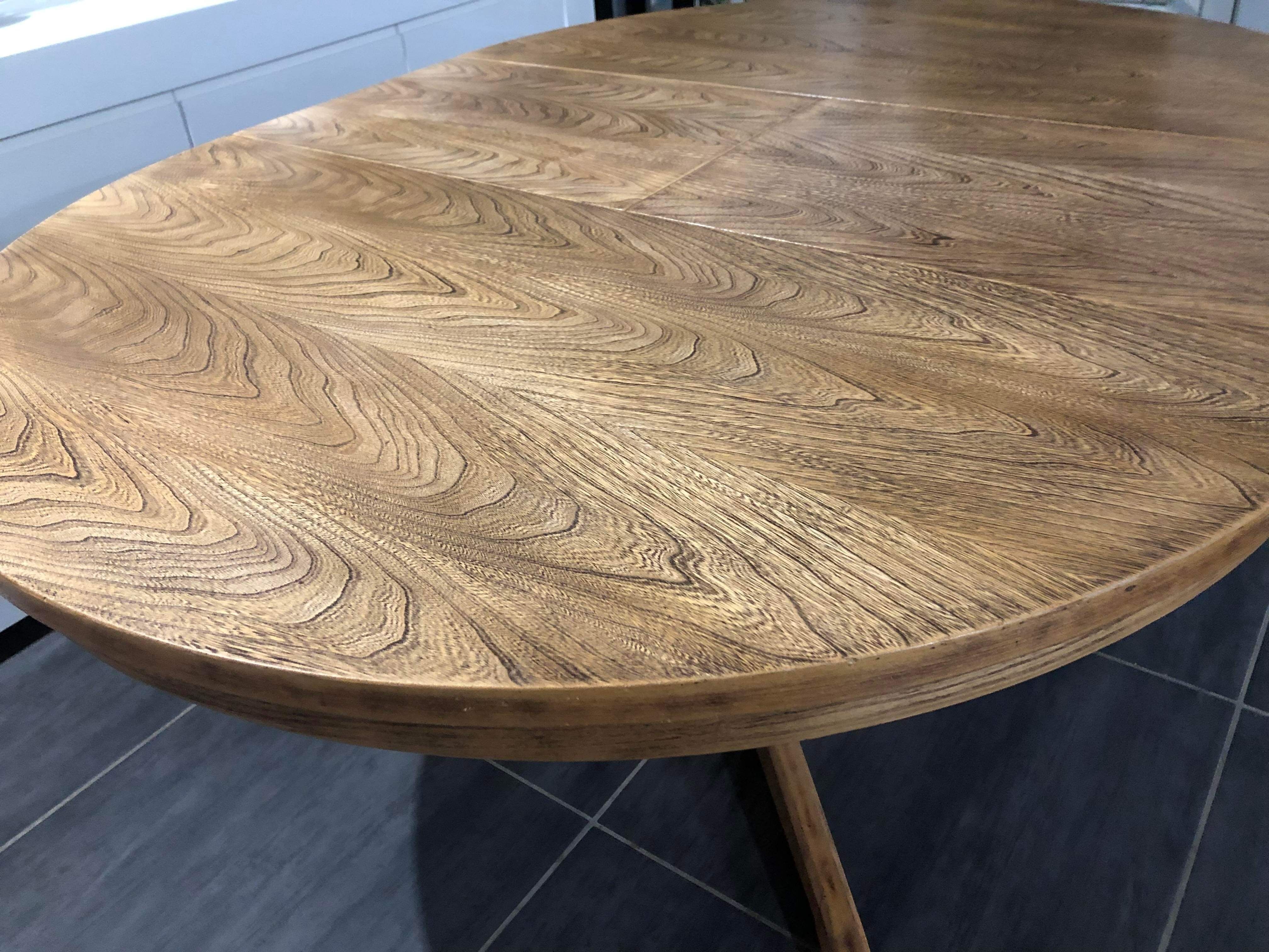 Vintage extendable table Baumann 1970s