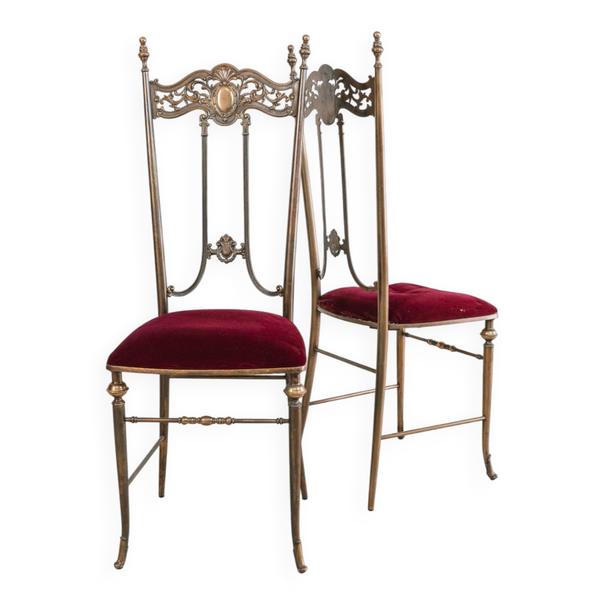 Coppia Di Sedie Pier Luigi Colli Style Mid-Century Design Anni 50