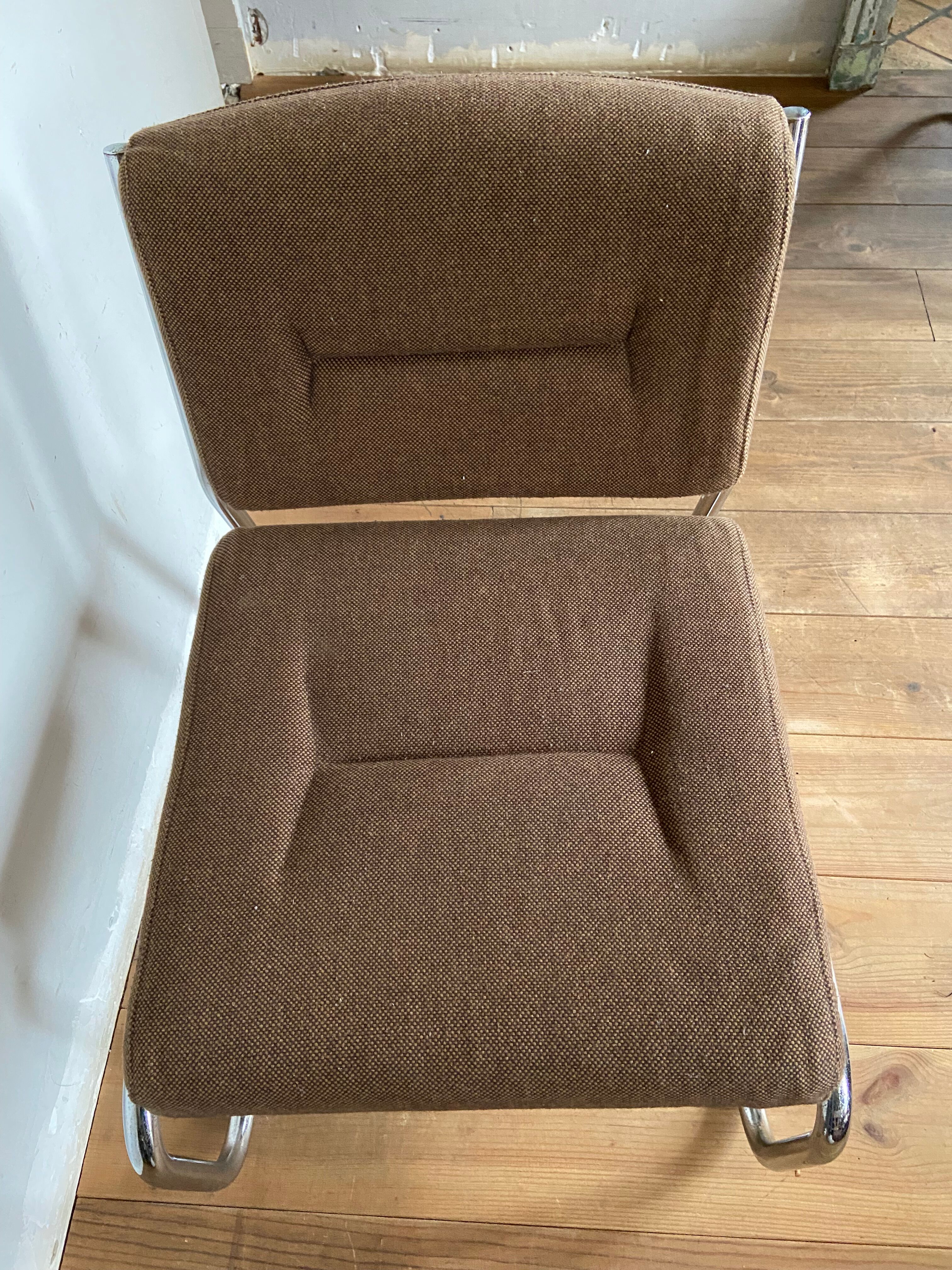 Pair of vintage chrome heaters 60s design