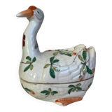 Large bird pocket emptier with butterflies and flowers.