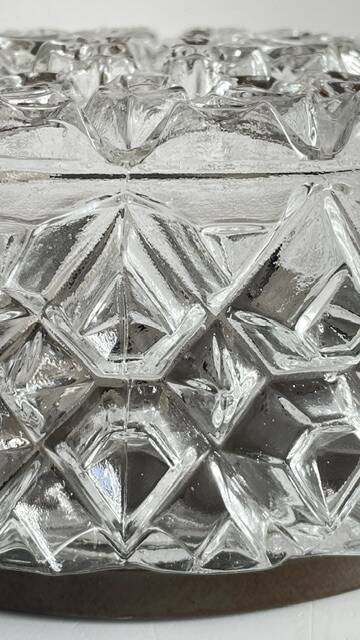 APPLIQUE Semi-Crystal Ceiling Light 1950s