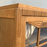 Parisian wardrobe glazed art deco 1920 raw wood