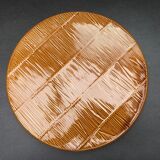 Pie dish or large cheese platter Gien creation Val d'Or