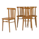 Ensemble de chaises de salle à manger de style rétro (vers 1950). Ensemble de 4 pièces