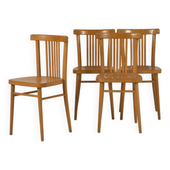 Ensemble de chaises de salle à manger de style rétro (vers 1950). Ensemble de 4 pièces