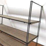 Metal wall thong shelf