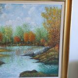 Painting of a forest