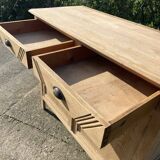 Parisian sideboard in raw wood