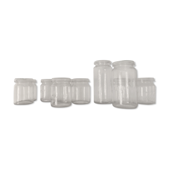 Lot of 10 vintage jars