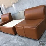 Armchairs and coffee table 1970