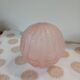 Old pale pink pressed glass globe