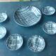 vintage ceramic couppelles and dish , Pornic