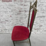 Hollywood Regency style chair, Chiavari