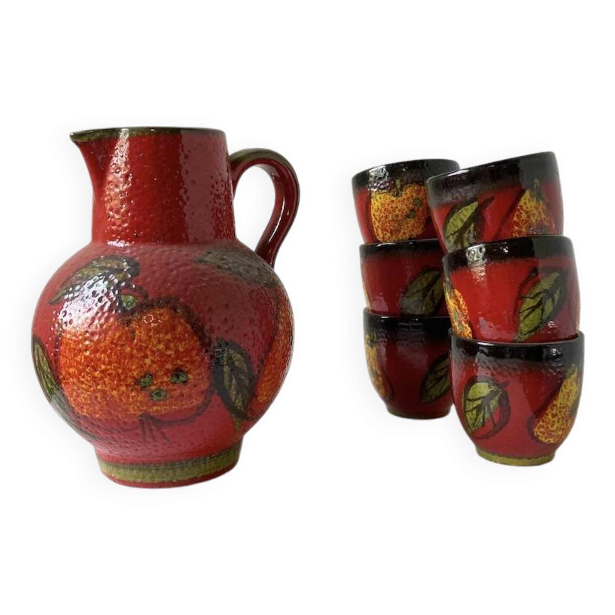 Scheurich German ceramic lemonade set