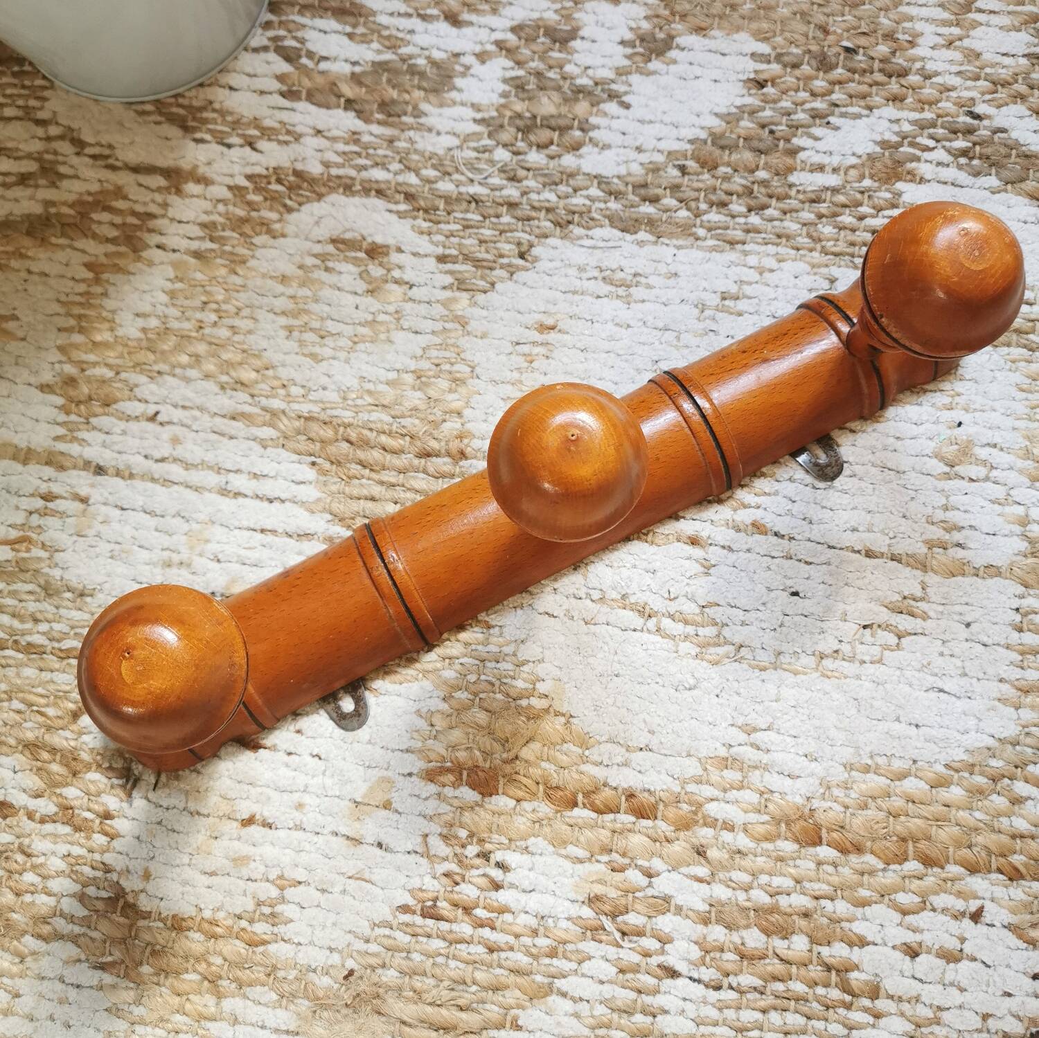 Vintage wooden coat rack