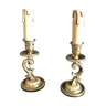 Paire de lampes de table style Louis XVI