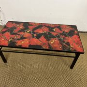Table basse vintage années 70 style Valauris