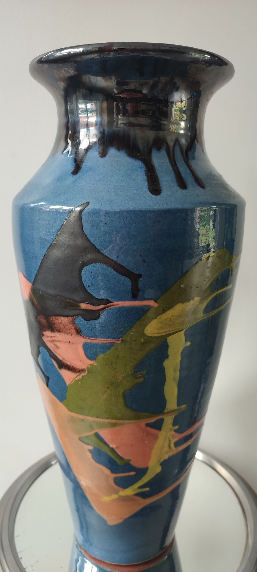 Large ceramic vase of 39 cm Atelier Thomas BUXÓ (1970)