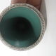 Enamelled stoneware vase signed J Breugnot number 177
