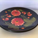 Russian hand decorated flower plate