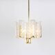 Chandelier by Carl Fagerlund Glass leaves Murano, 1960s