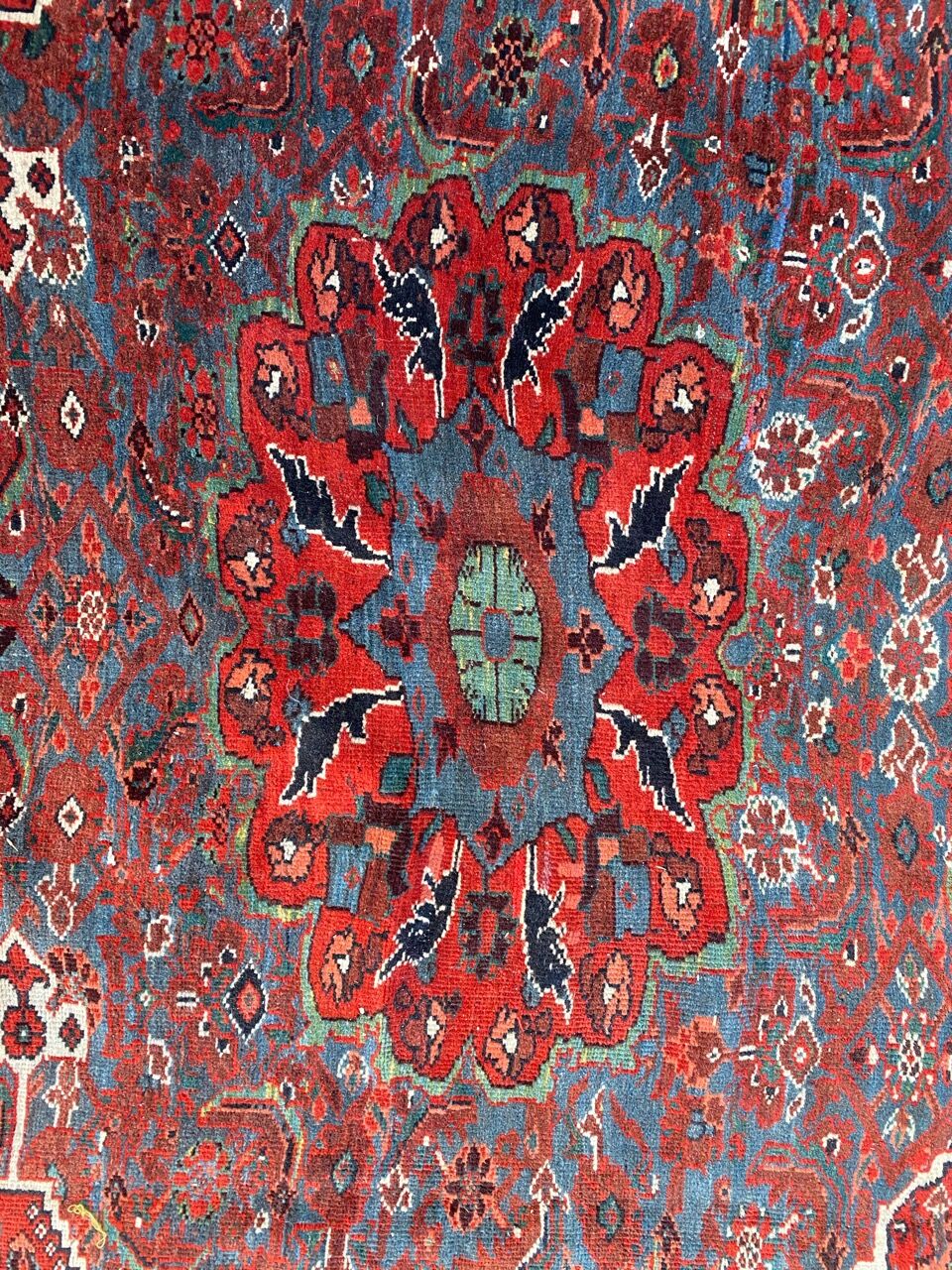 Nice old Persian carpet Afshar 220x298 cm