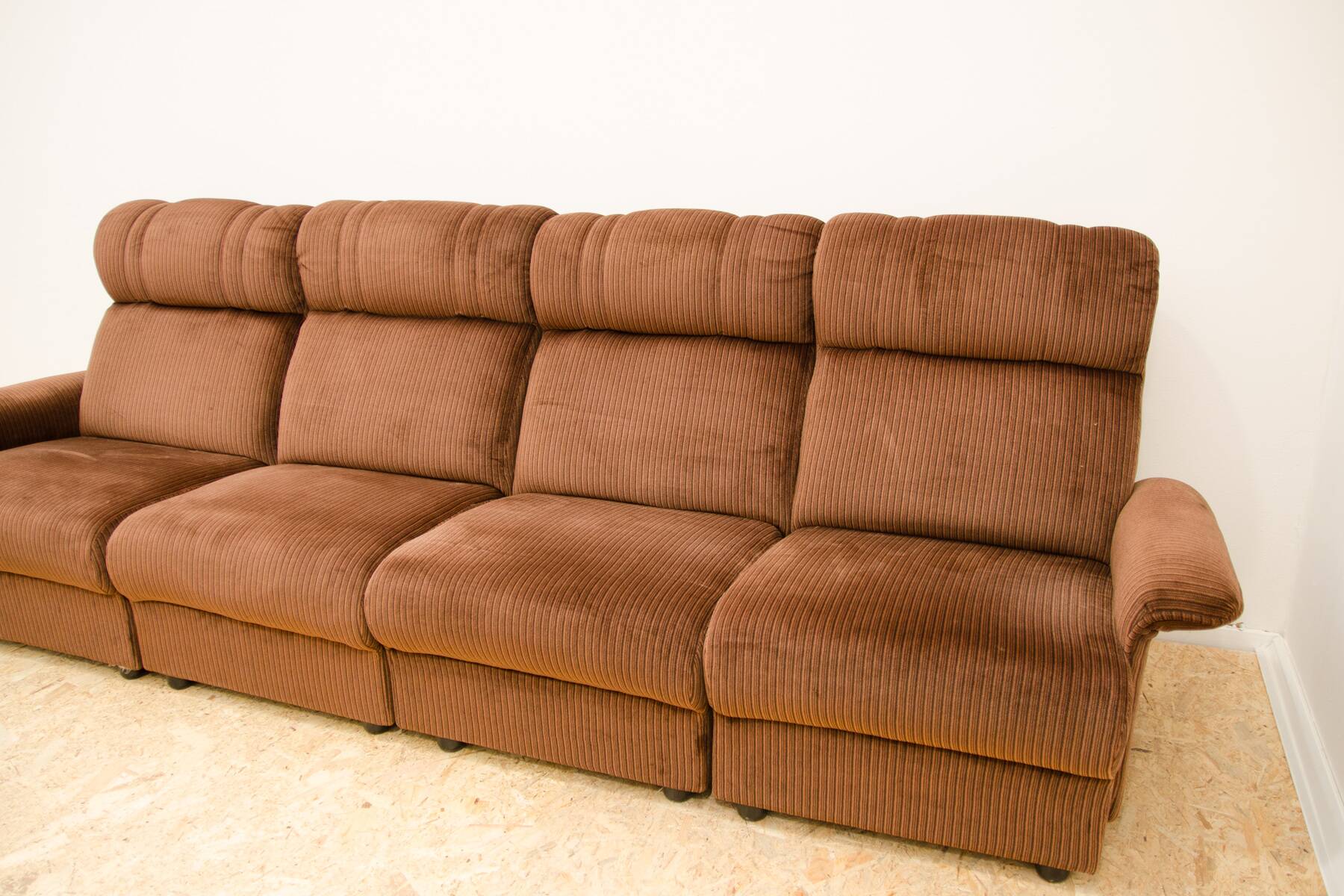 Canapé modulaire vintage, années 1980, Europe de l'Ouest