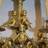 Louis XV style chandelier in bronze