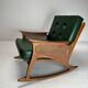 Mid-Century Modern Cane Rocking Chair, 1950s