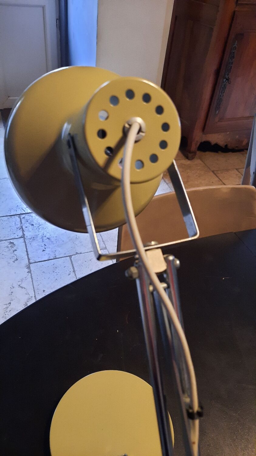 Industrial desk lamp