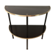 Vintage half-moon console