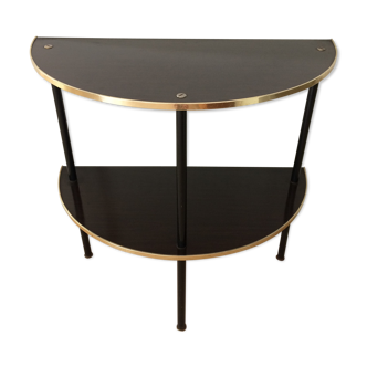 Console vintage demi-lune
