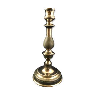 Old bronze candlestick