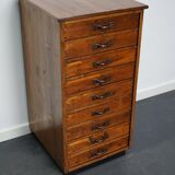 Vintage apothecary furniture in pine, France, 1930s