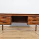 Mid-Century Freestanding Rosewood Desk, 1960s