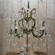 Large Bohemian crystal chandelier