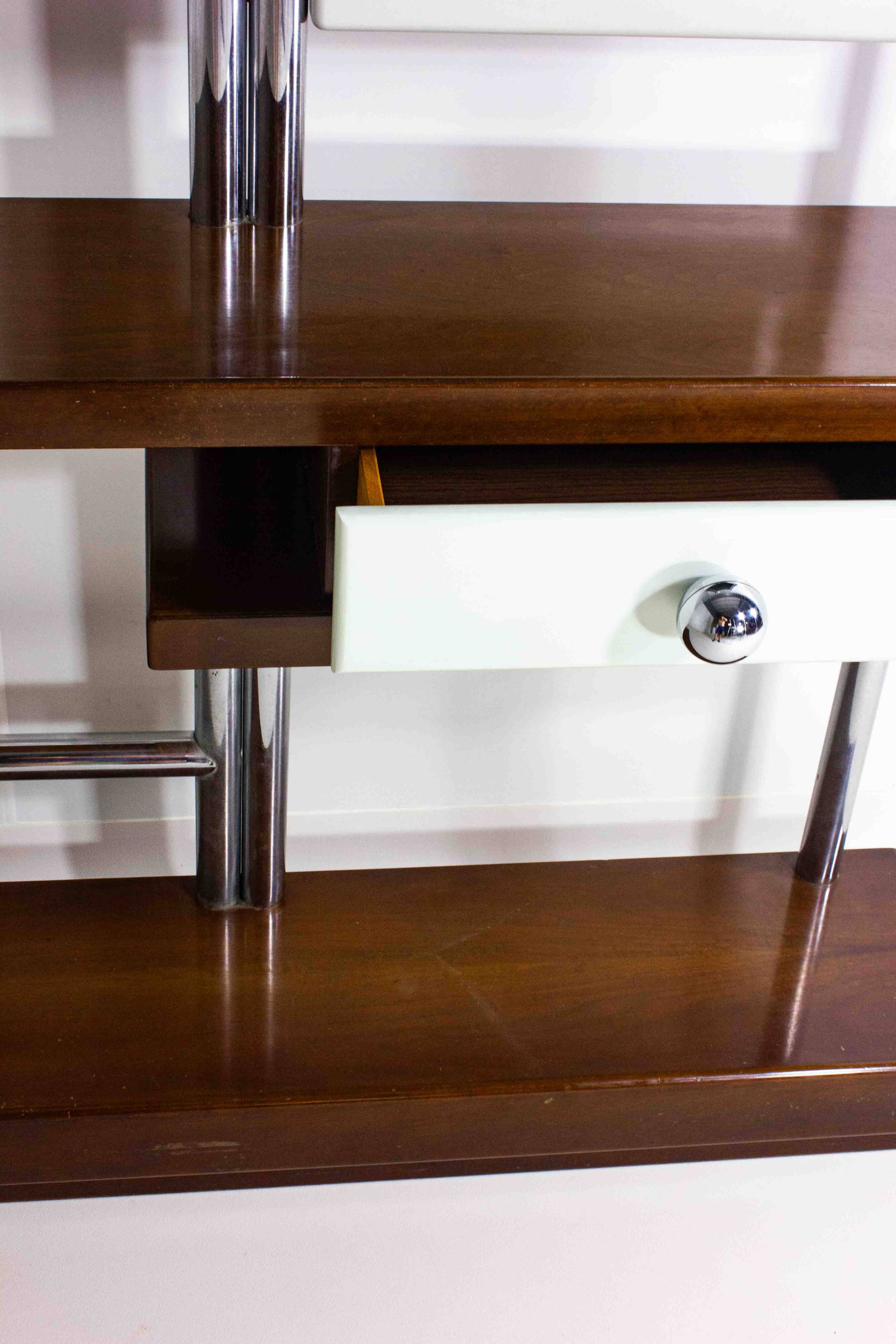 Modernist space age Italian coat rack, 1960s