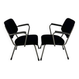 Set of 2 Gispen R5 Lounge Chairs, 1960s