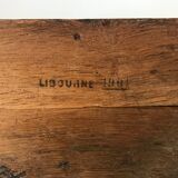 Old wooden mail door