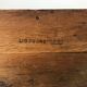 Old wooden mail door