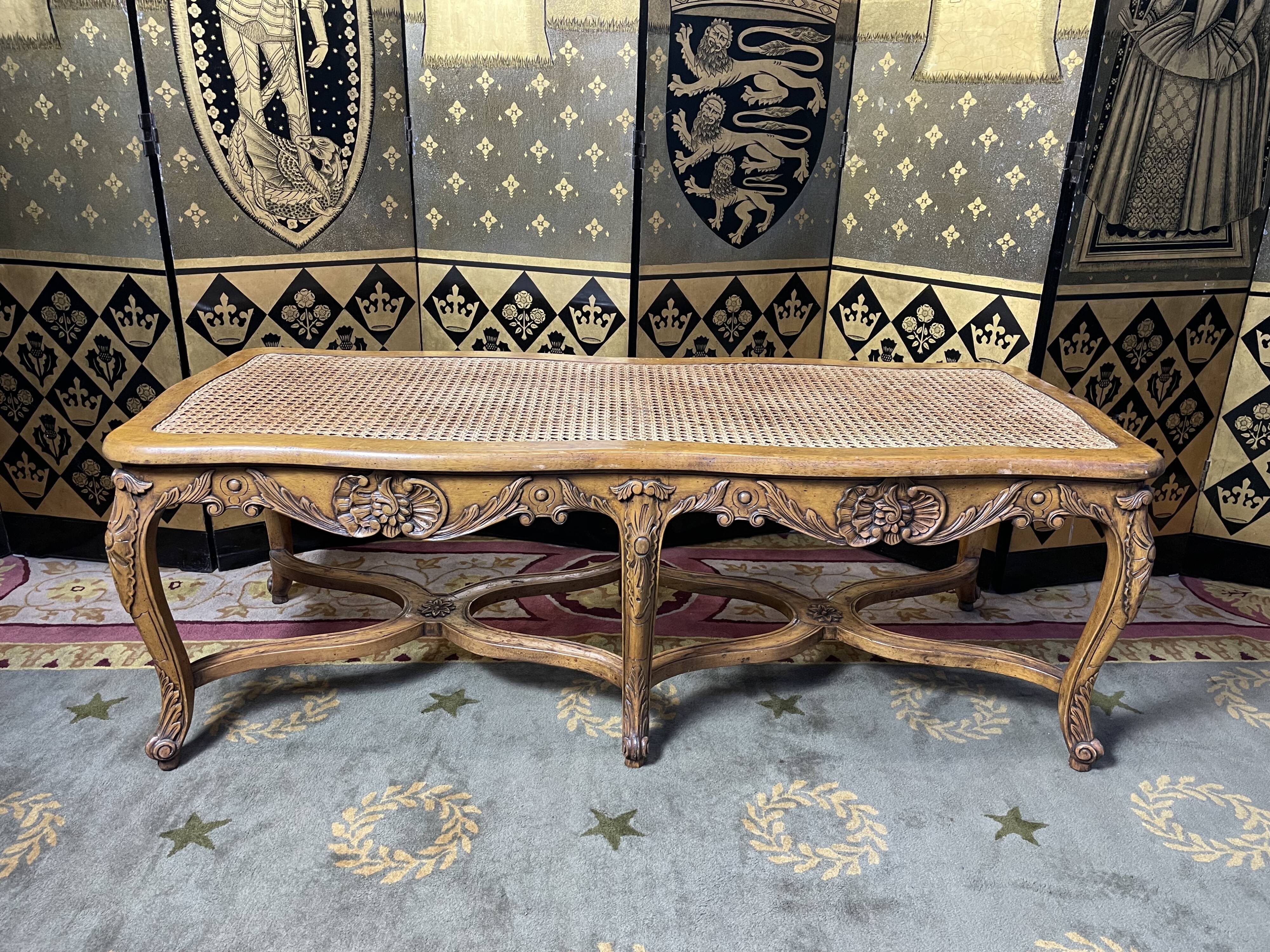 Regency-style bench or entrance bench