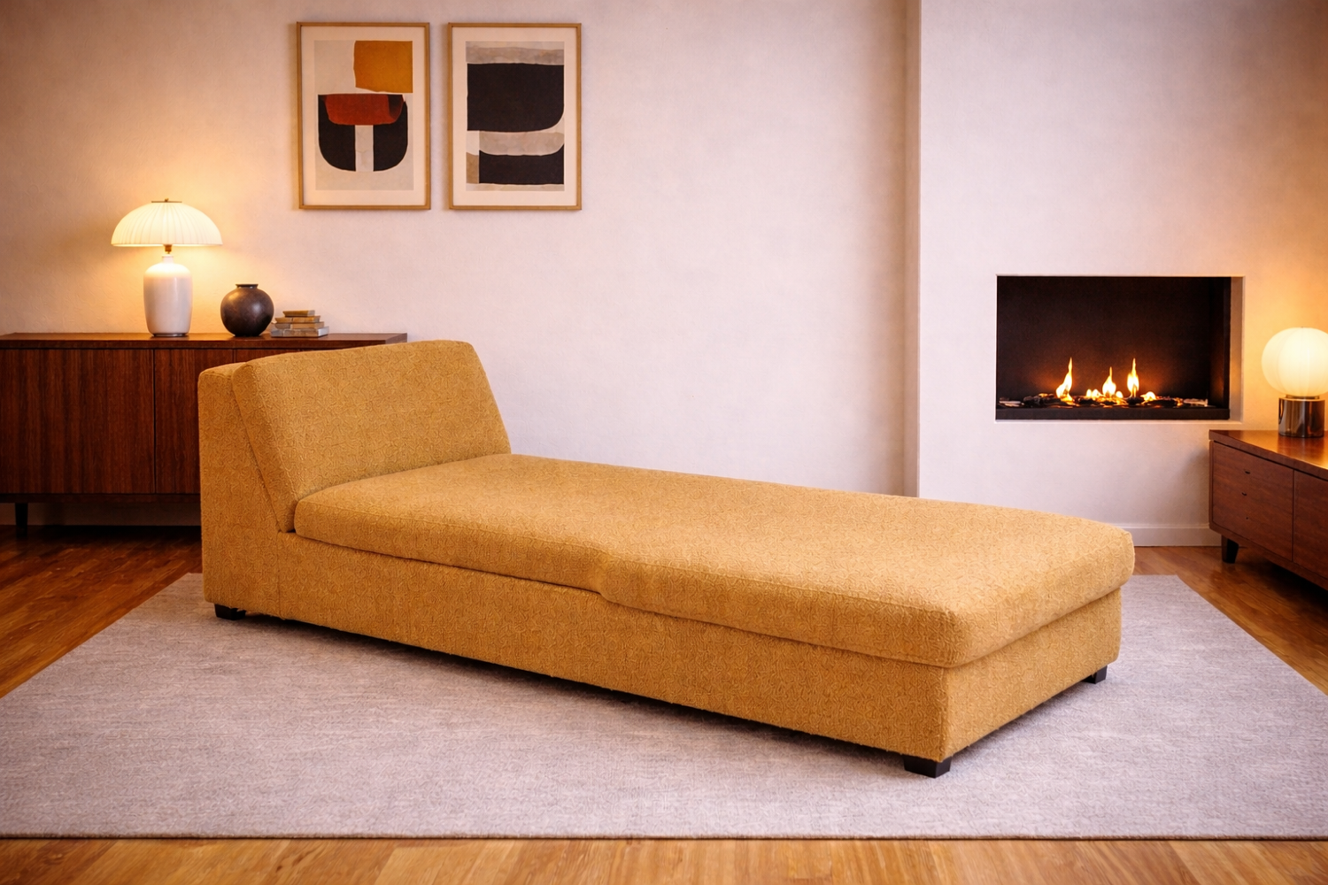 Sofa - Daybed with large storage compartment