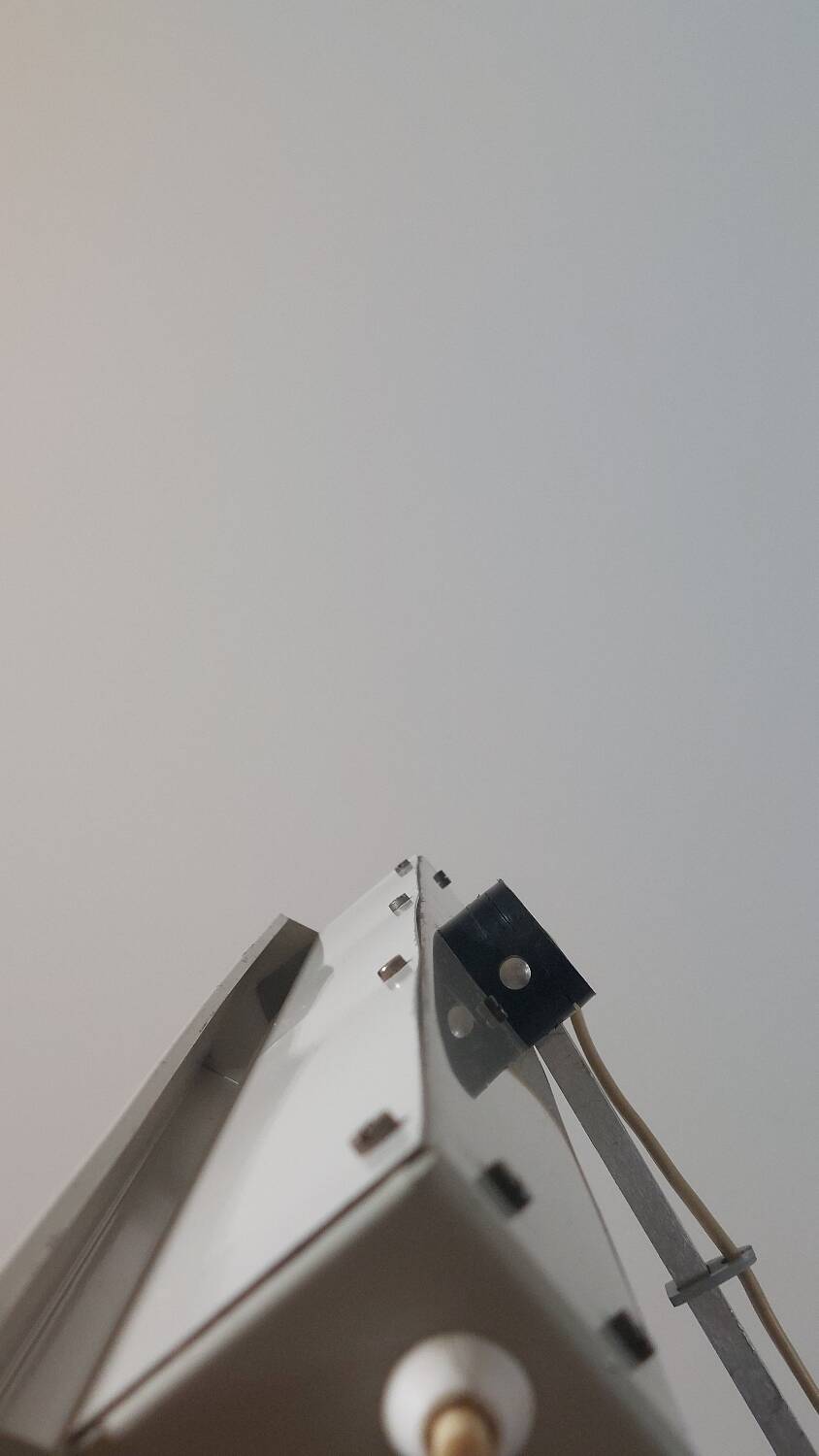 XXL vintage metal desk lamp by Klaus Musinowski GDR