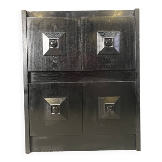 Brutalist bar cabinet, 1970s