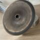 Pair of aluminium cast candle holders 52cm