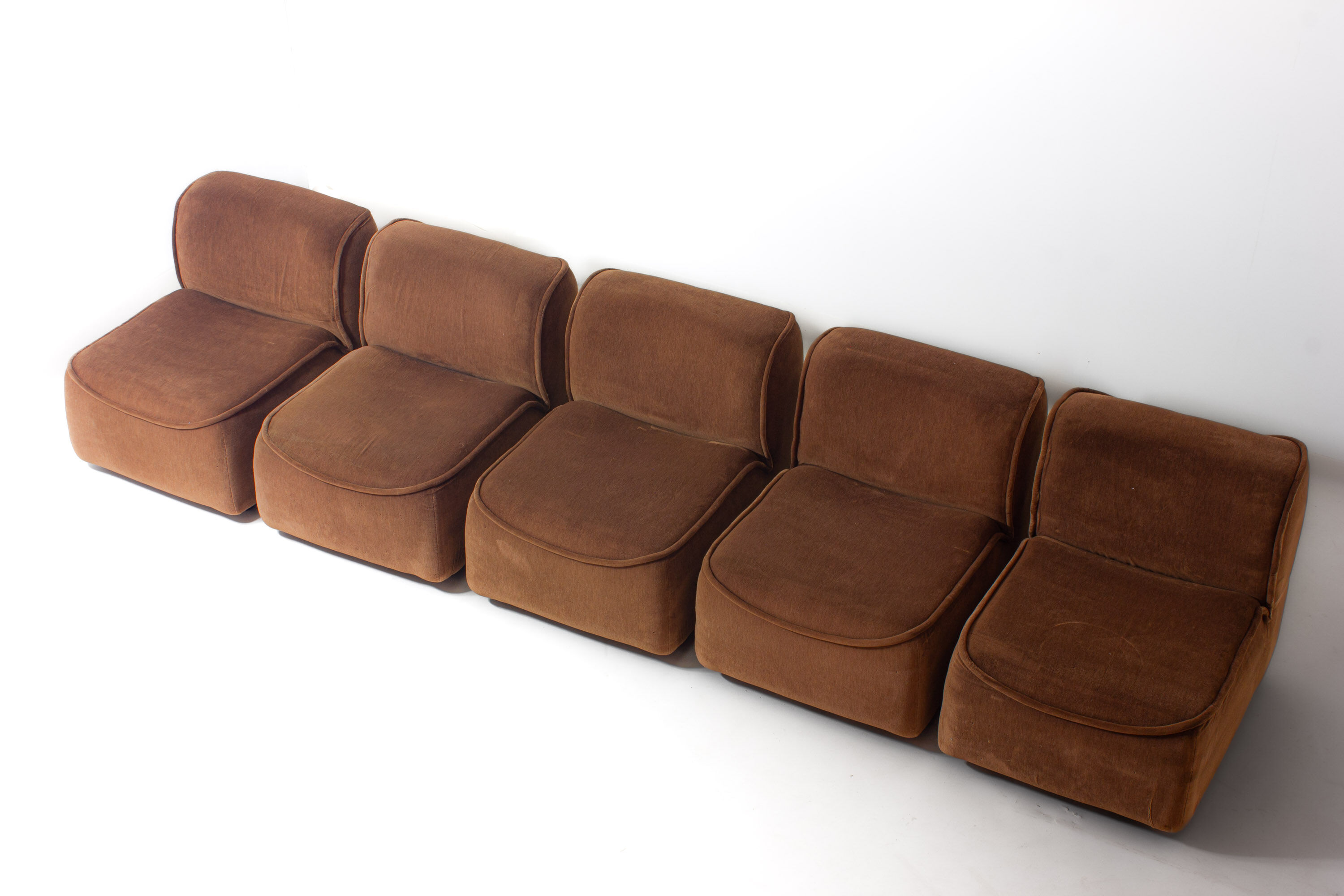 Canapé modulaire de l'espace, Italie années 1970