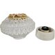 Herda Holland - ceiling lamp - geometric - pressed glass - 60's