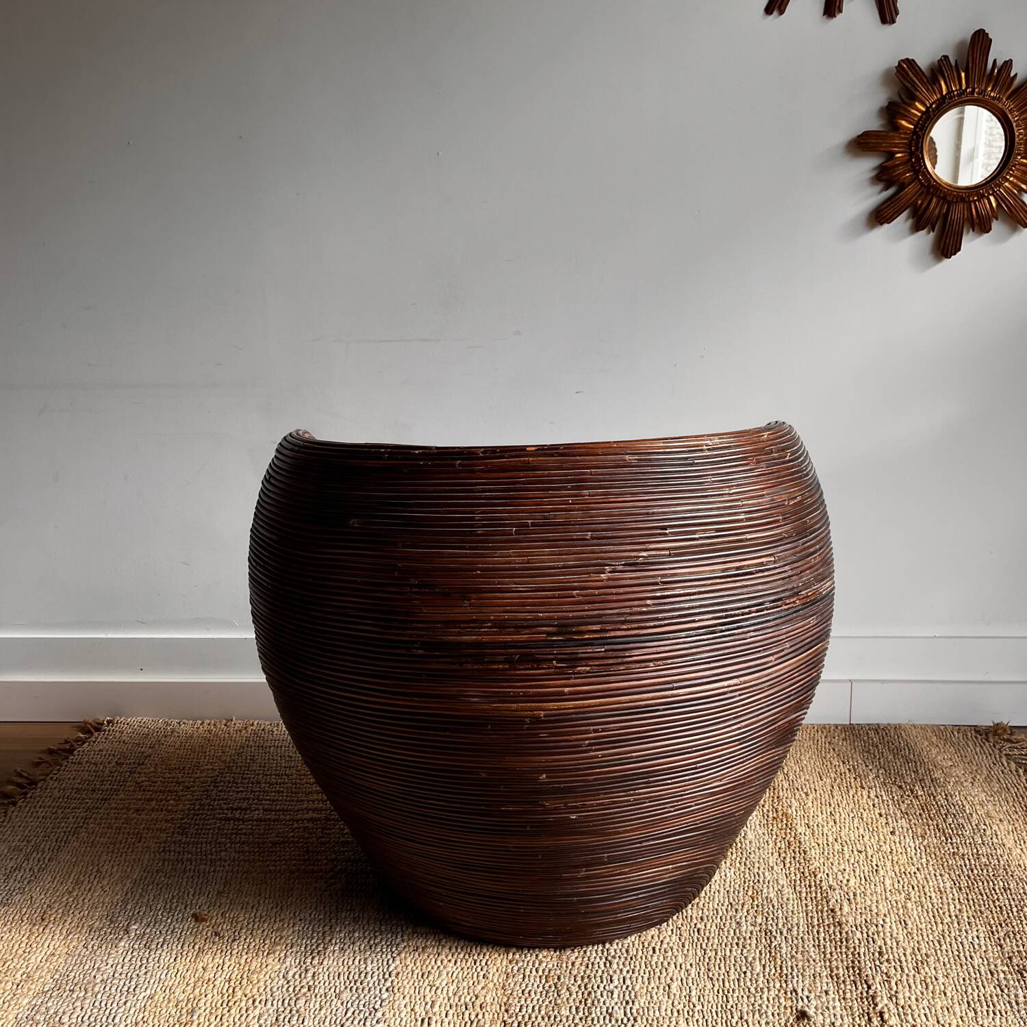 Fauteuil en rotin « Pencil reed »